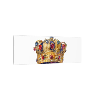 Crown Art Print, Royal Wall Decor, Matched for Home or Office, Gift for Art Lovers, Unique Royalty Artwork