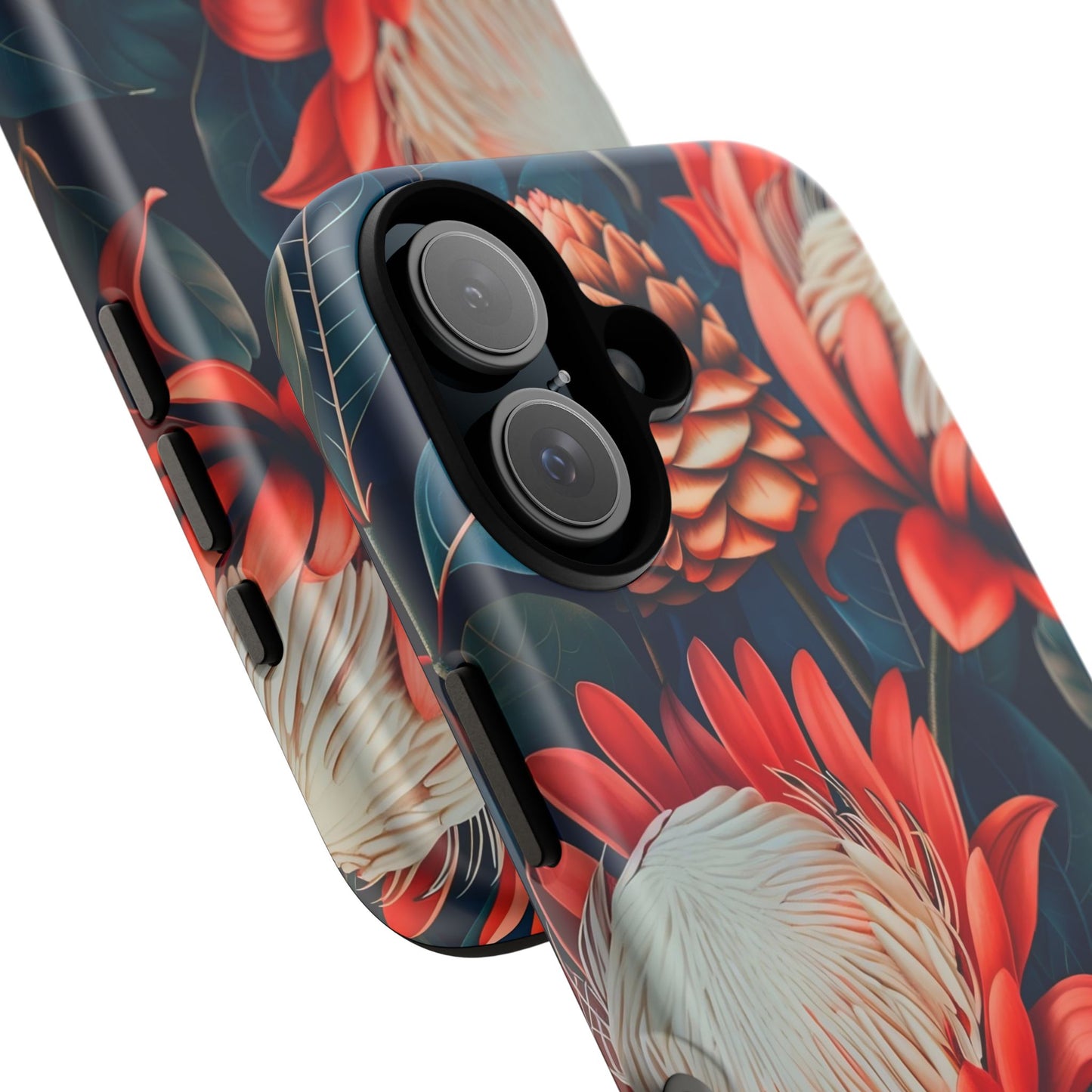 Floral Phone Case for Tough Love, Durable Cover, Unique Gift for Nature Lovers, Birthday, Mother's Day, Floral Design