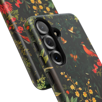 Floral Tough Phone Case, Nature-Inspired Design, Ideal for Garden Lovers, Gift for Birthdays, Christmas, Eco-Friendly Accessory