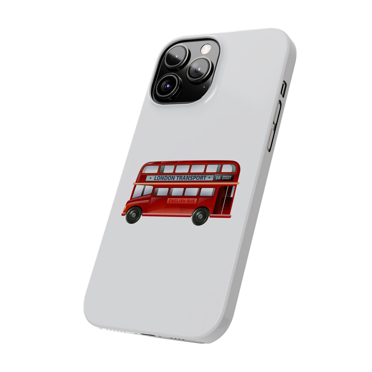Vintage London Bus Phone Cases | Slim Phone Cover, London Gifts, Travel Accessories, Unique Phone Case, Bus Lover Gift