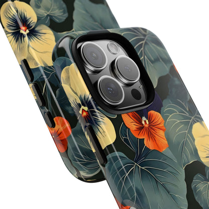 Tough Cases Floral iPhone Case, Tough Phone Cover, Stylish Floral Design, Gift for Her, Summer Vibe, Durable Protective Case