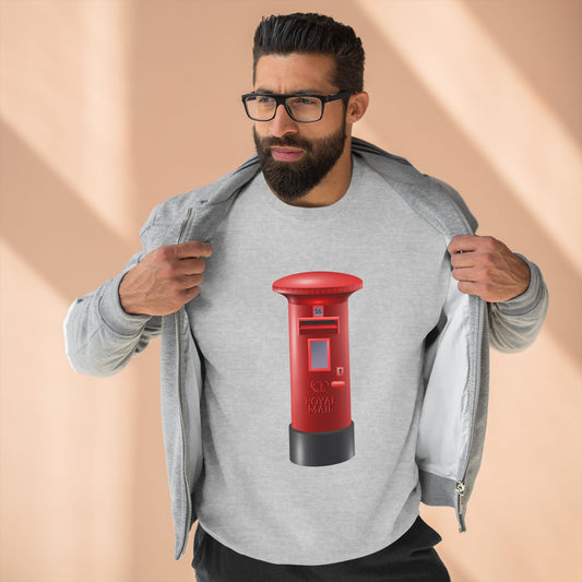 Unisex Crewneck Sweatshirt - Classic UK Royal Mailbox