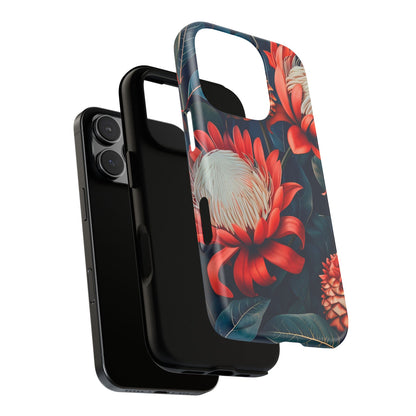 Floral Phone Case for Tough Love, Durable Cover, Unique Gift for Nature Lovers, Birthday, Mother's Day, Floral Design
