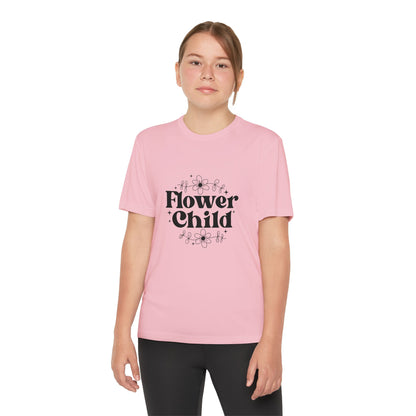 Youth Flower Child Tee - Cool & Fun T-Shirt for Kids