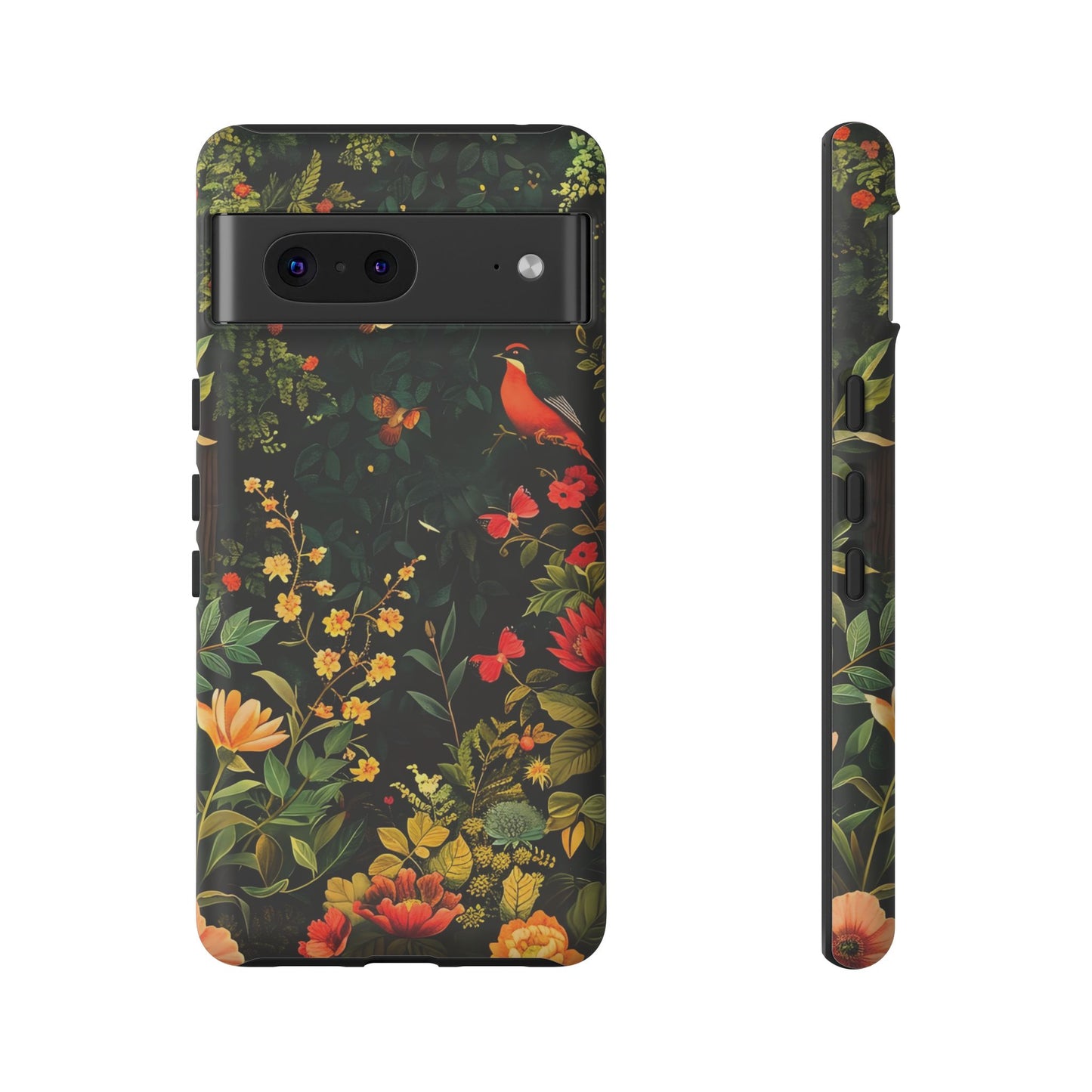 Floral Tough Phone Case, Nature-Inspired Design, Ideal for Garden Lovers, Gift for Birthdays, Christmas, Eco-Friendly Accessory