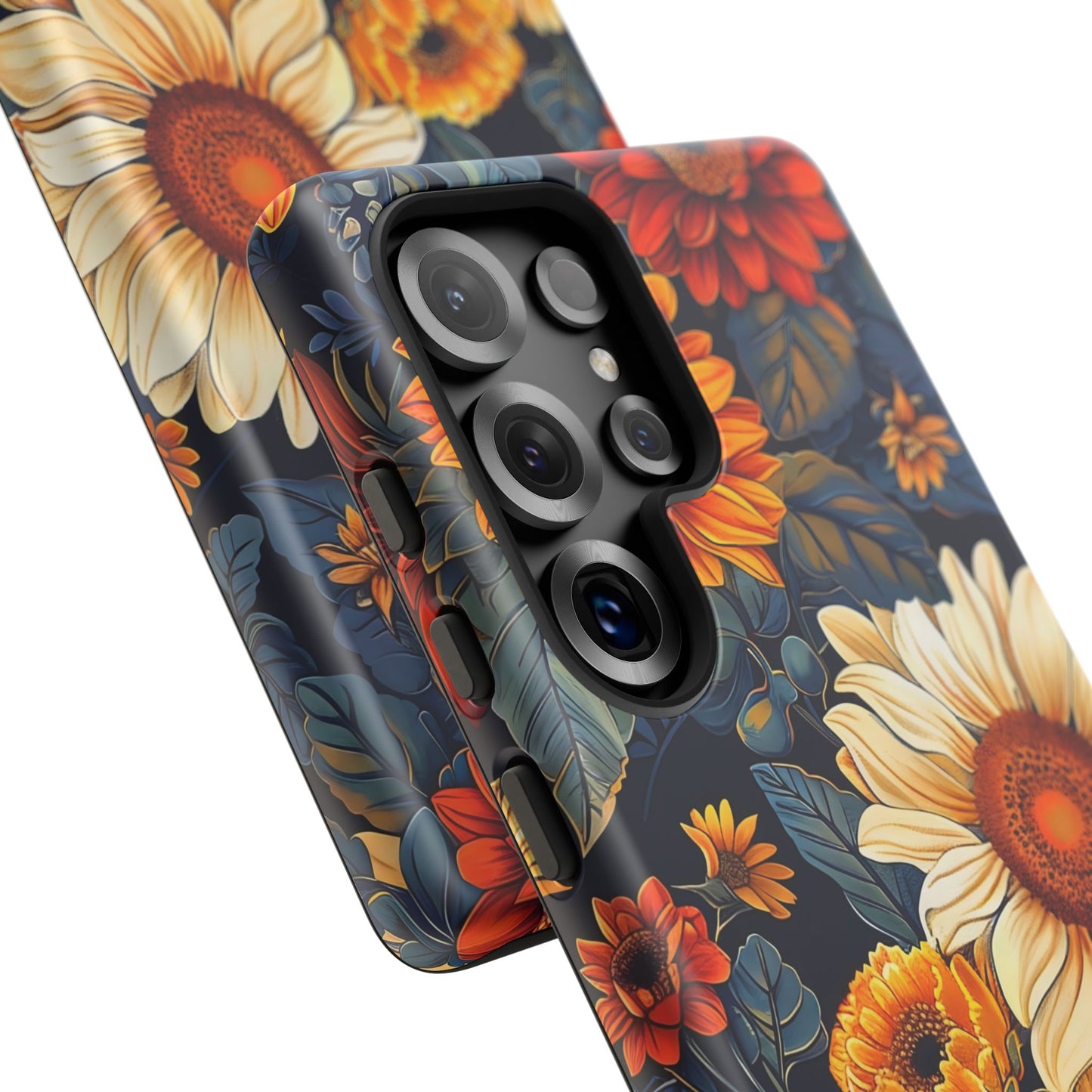 Floral Tough Phone Case | Sunflower Design, iPhone Cover, Protective Case, Gifts for Her, Floral Phone Accessory
