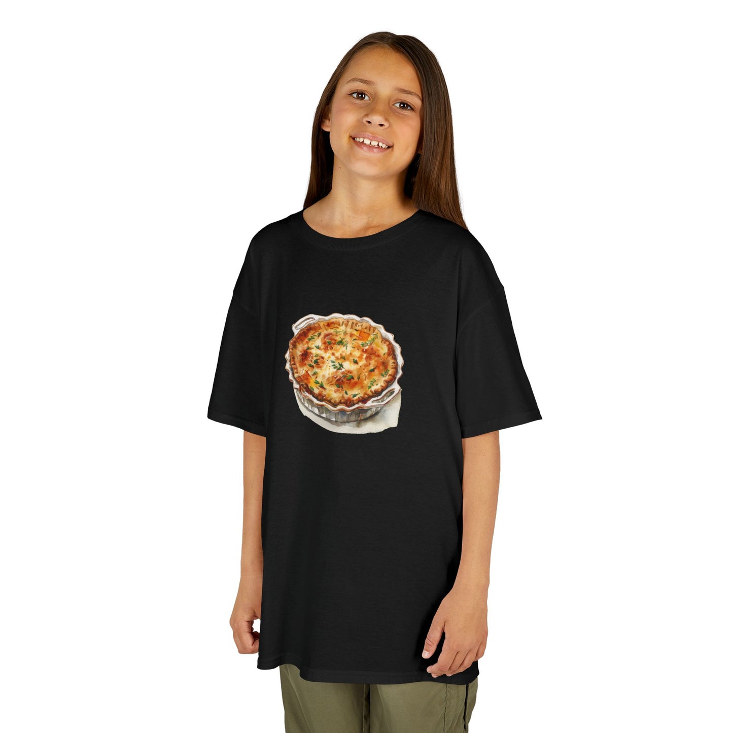 Kids Tee - Artistic Food-Themed Painting for Home Decor -  Fun Heavy Cotton T-Shirt for Young Foodies