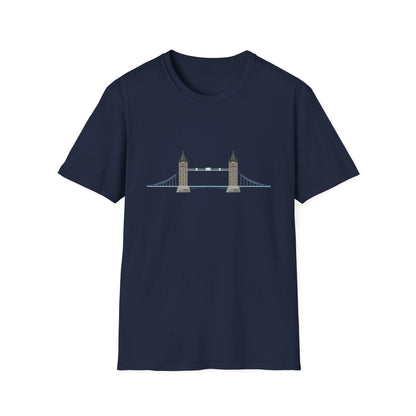 Tower Bridge - Iconic London Landmark Classy Unisex Softstyle T-Shirt