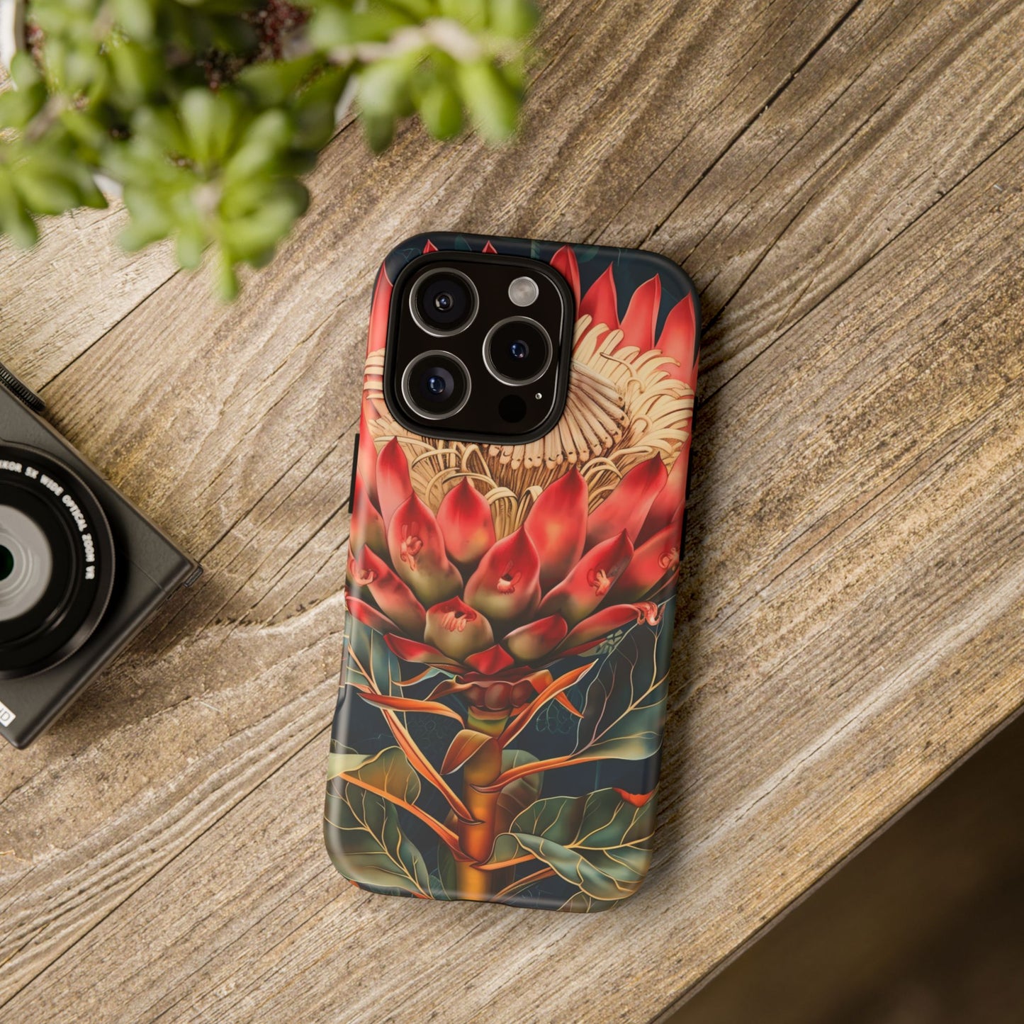 Tough Cases: Vibrant Floral Phone Case, Tough Phone Covers, Floral Art Cases, Nature Design Accessories, Gift for Nature Lovers