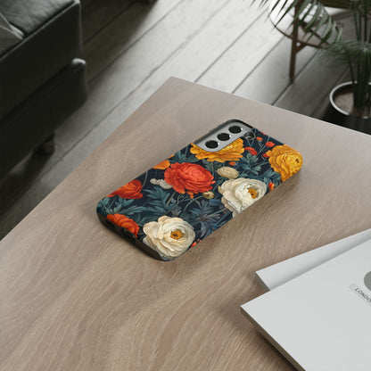 Floral Tough Case for Phones | Durable Floral Phone Cover, Boho Chic, Unique Gift for Her, Phone Protection, Flower Design