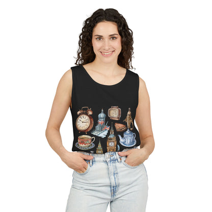 Unisex Garment-Dyed Tank Top - Historic and Iconic - England’s Finest Symbols