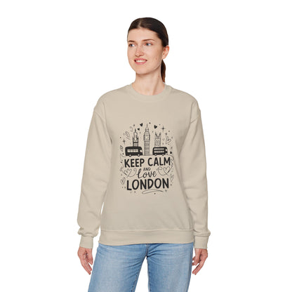Unisex Heavy Blend™ Crewneck Sweatshirt -  Keep Calm and Love London