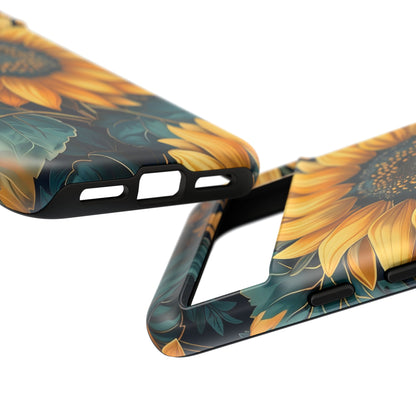 Sunflower Phone Case - Bright Floral Design, Stylish Tough Cover for Sunflower Lovers, Gift for Plant Enthusiasts, Mom Gift, Nature Lovers