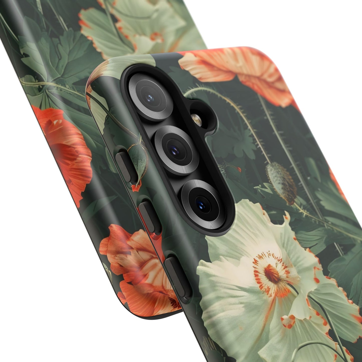 Floral Phone Case - Tough Cases, Botanical Design, Gift for Friends, Trendy Mobile Cover, Personalized Phone Accessory