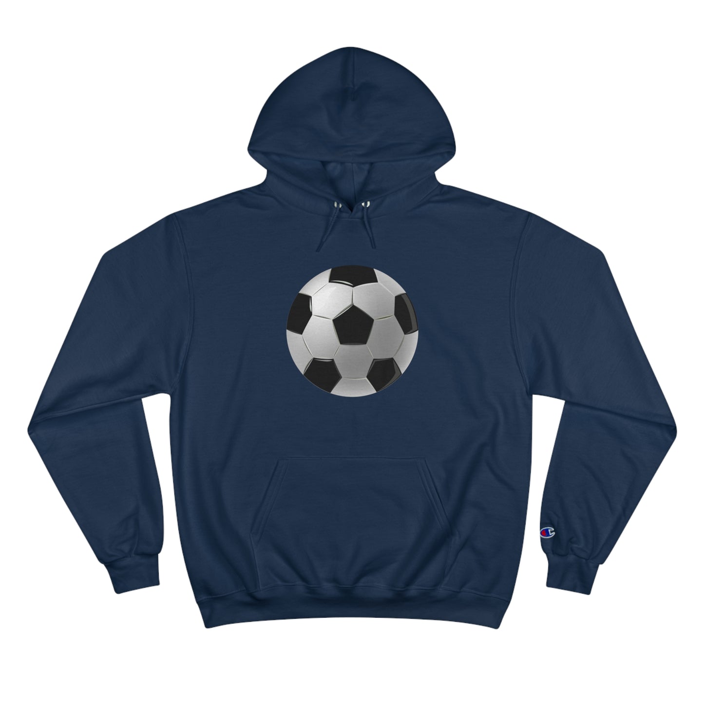 Dynamic Football Design - Sports Passion and Energeic Champion Hoodie