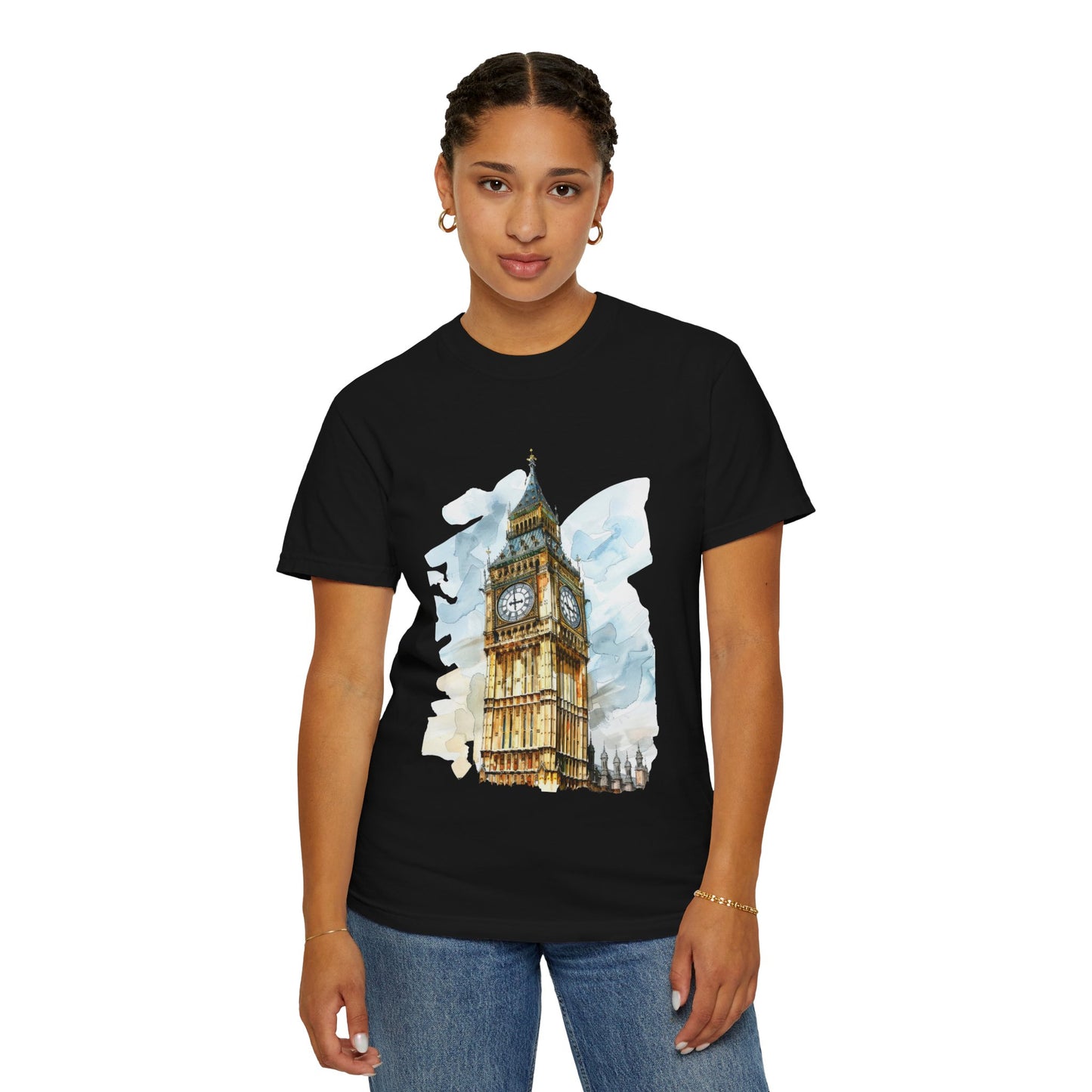 Unisex Garment-Dyed T-shirt - Big Ben - The Heartbeat of London