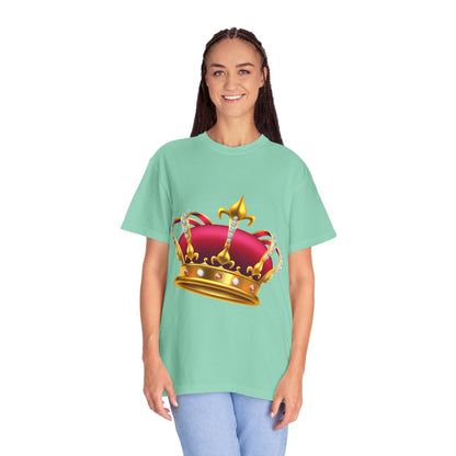 Unisex Garment-Dyed T-shirt - British Royal Crown