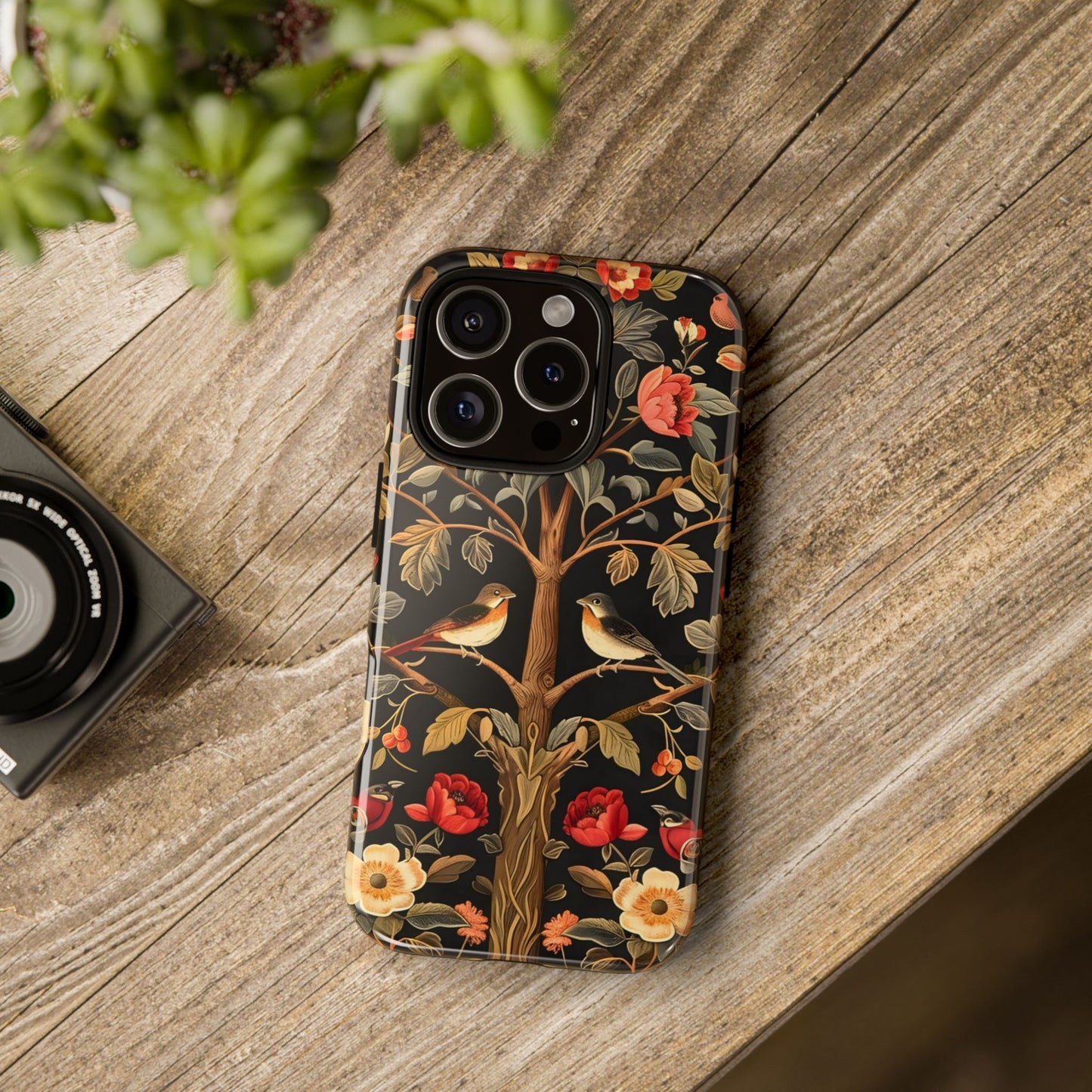 Floral Phone Case - Artistic Tough Cases for Phone Protection, Unique Gifts, Nature-Inspired Design, Eco-Friendly Accessories, Home Decor