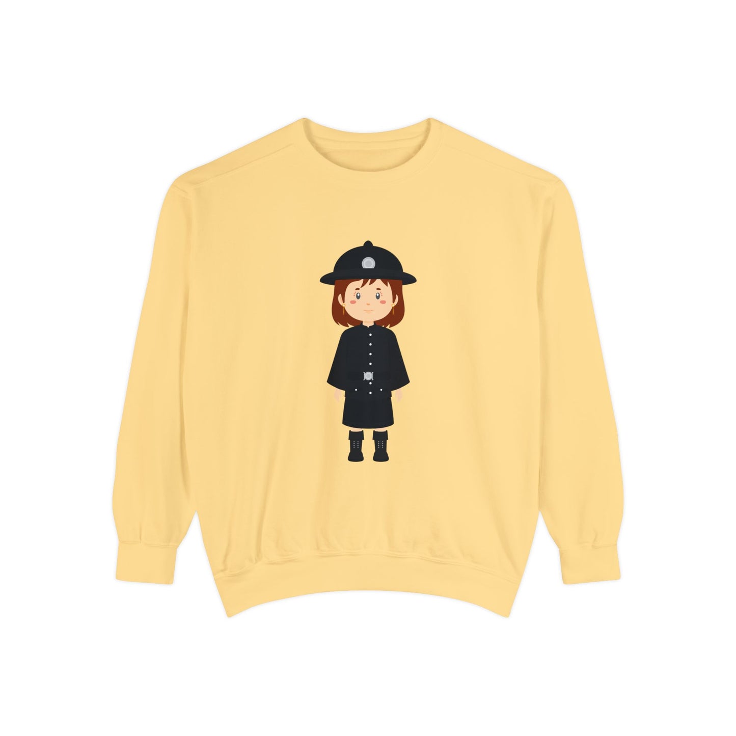 Unisex Garment-Dyed Sweatshirt - British Soldier - Classic Military Elegance and Honorable