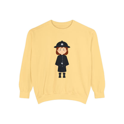 Unisex Garment-Dyed Sweatshirt - British Soldier - Classic Military Elegance and Honorable