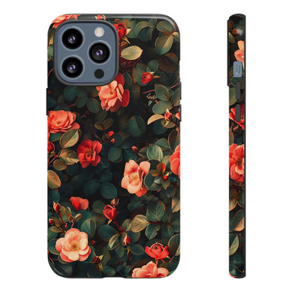 Floral Phone Case - Elegant Floral Design, Tough Protective Case, Perfect Gift for Her, Trendy Phone Accessories, Mother’s Day, Birthday