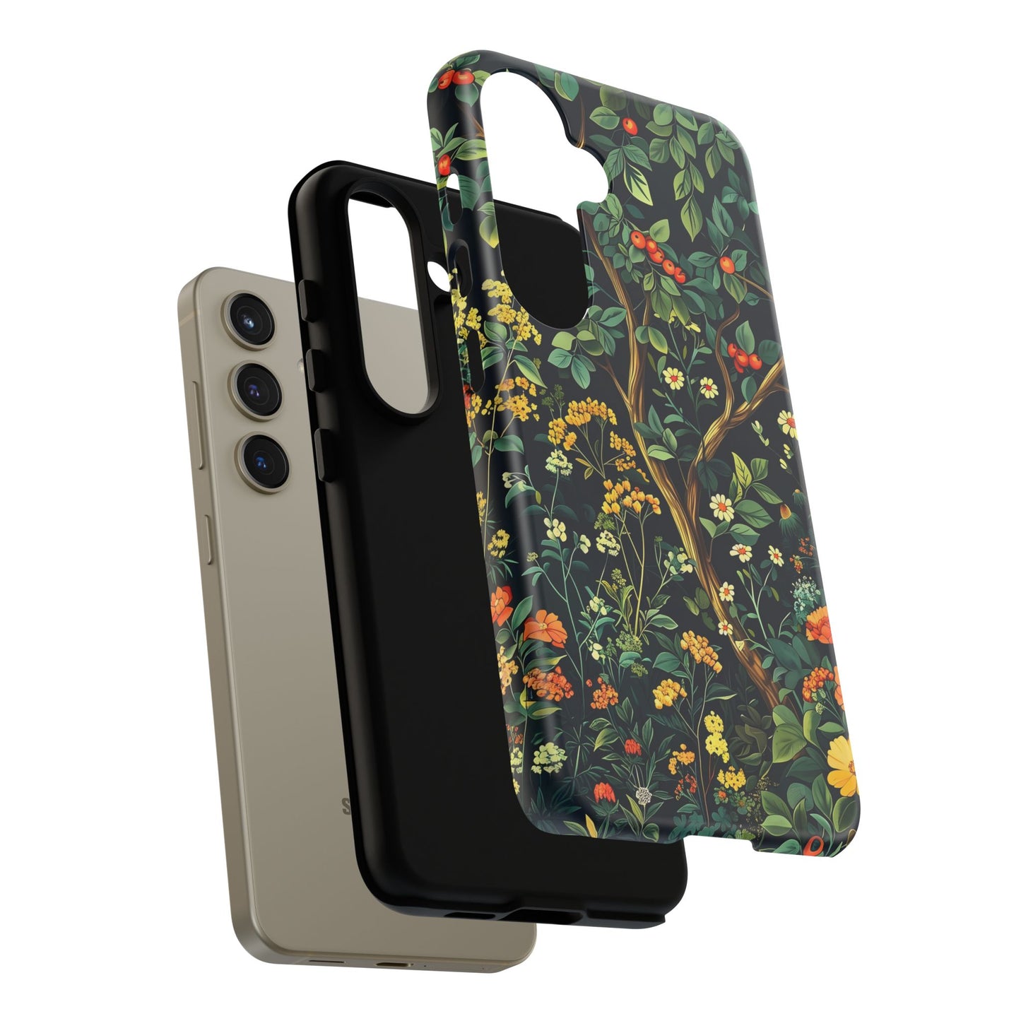 Floral Phone Case - Tough Cases, Colorful Nature Design, Gift for Flower Lovers, Phone Accessory, Unique Cell Phone Cover