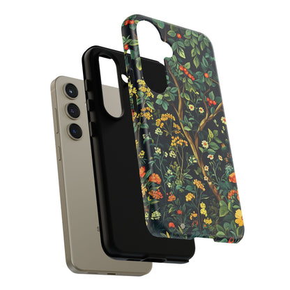 Floral Phone Case - Tough Cases, Colorful Nature Design, Gift for Flower Lovers, Phone Accessory, Unique Cell Phone Cover