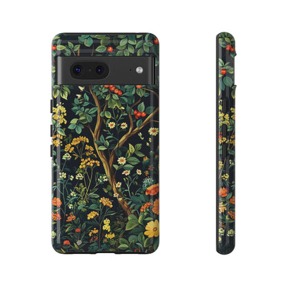 Floral Phone Case - Tough Cases, Colorful Nature Design, Gift for Flower Lovers, Phone Accessory, Unique Cell Phone Cover