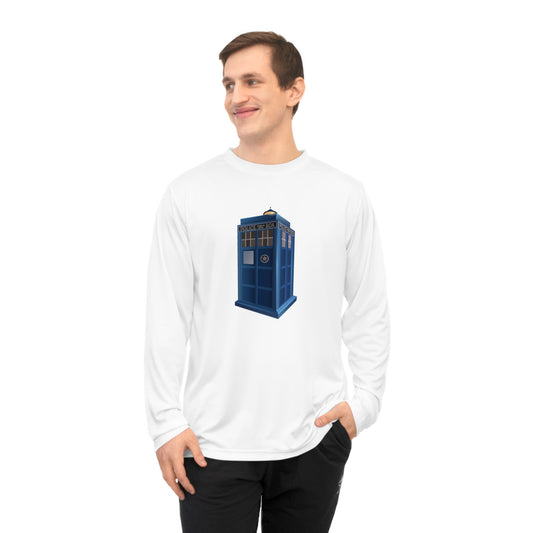 Unisex Performance Long Sleeve Shirt - British Police Public Call Box
