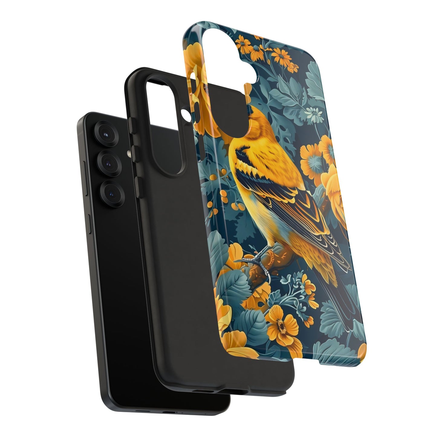 Colorful Bird Phone Case, Floral Tough Phone Cover for Bird Lovers, Eco-Friendly Mobile Shell, Gift for Nature Enthusiasts, Custom [...]