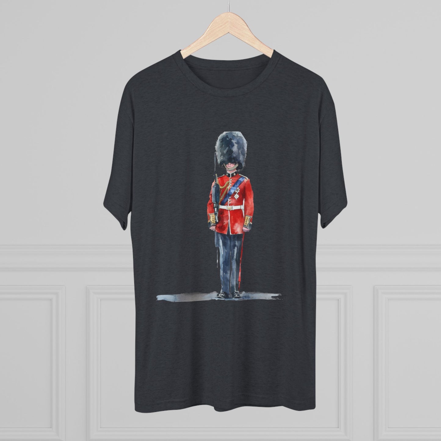 Red Jacket - Bodmin Keep: Cornwall's Army Museum Trendy Unisex Tri-Blend Crew Tee