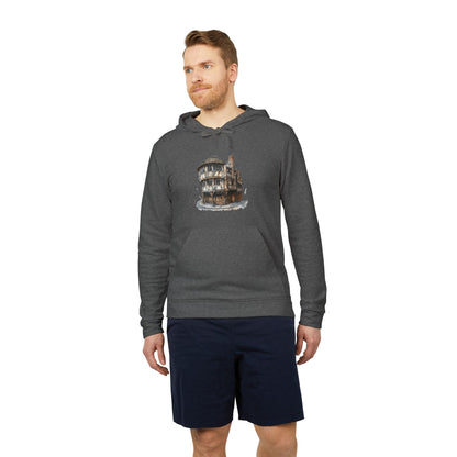 adidas Unisex Fleece Hoodie - Classic British Pubs