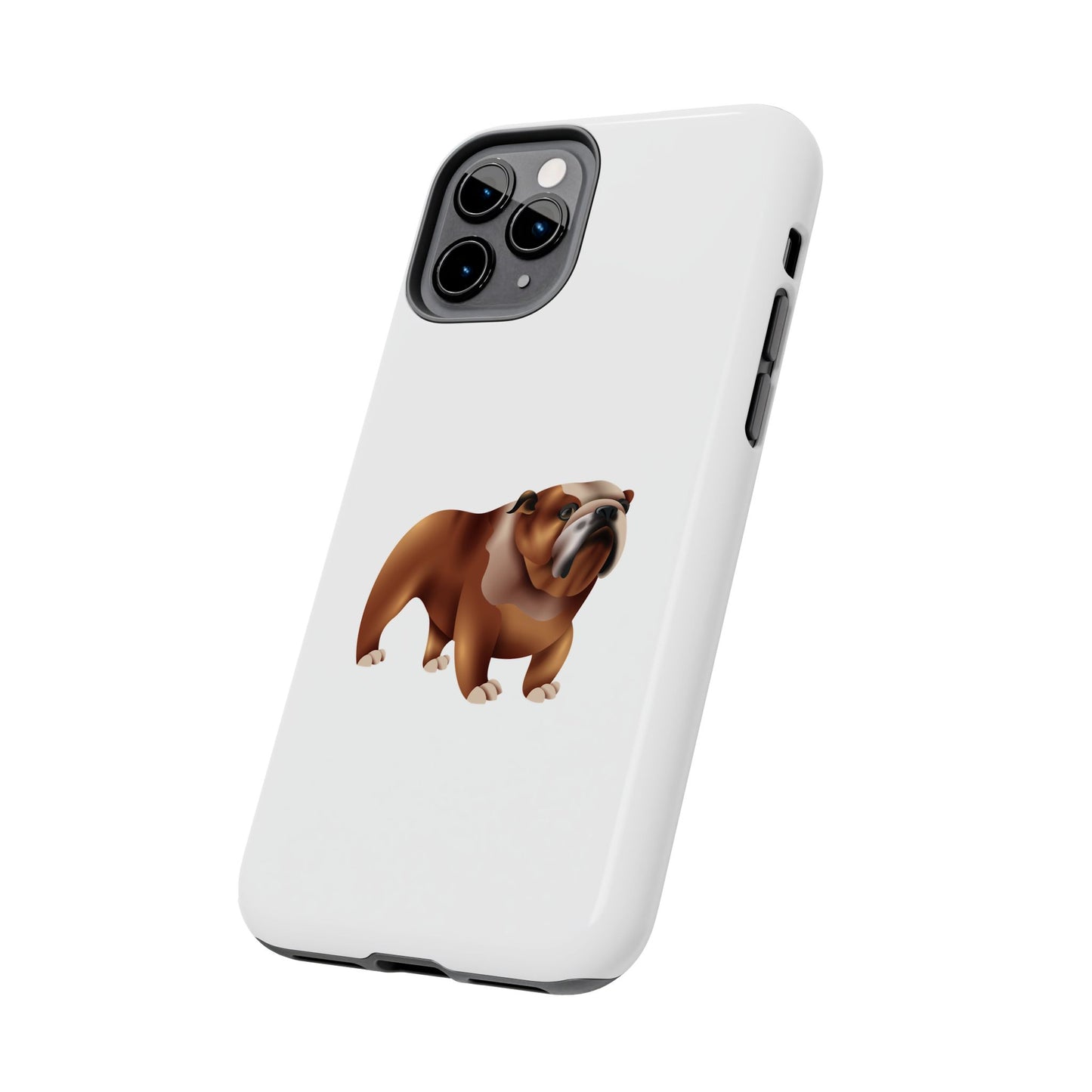 Bulldog Tough Phone Case, Durable Dog Lover Accessory, Pet-Themed Phone Cover, Unique Gift for Dog Owners, Cute Pet Cases