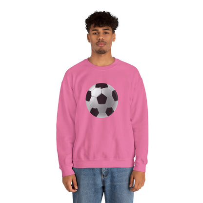 Unisex Heavy Blend™ Crewneck Sweatshirt Lightweight - Dynamic Football Design