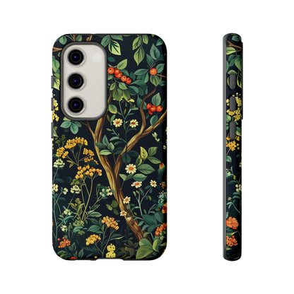 Floral iPhone Case, Nature Inspired Tough Case, Botanical Phone Cover, Eco-Friendly Gift, Unique Floral Design