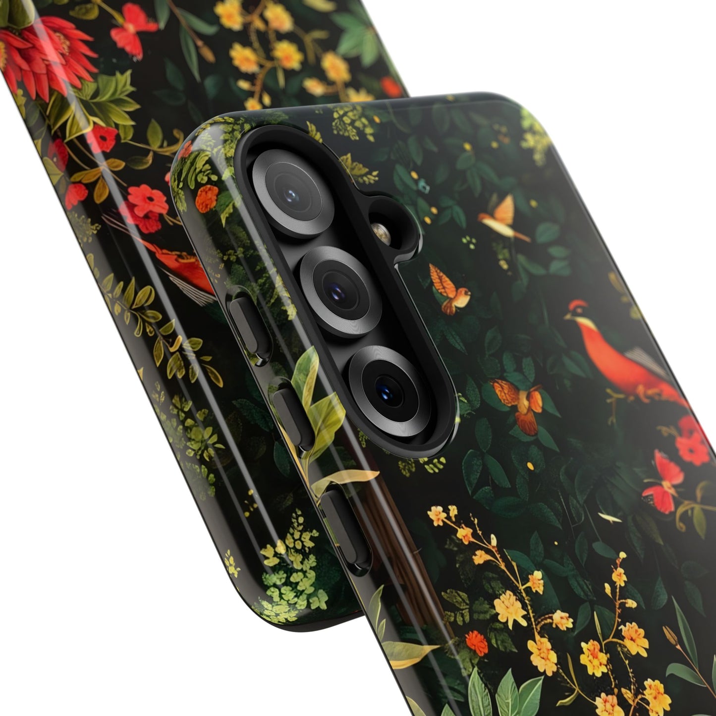 Floral Tough Phone Case, Nature-Inspired Design, Ideal for Garden Lovers, Gift for Birthdays, Christmas, Eco-Friendly Accessory