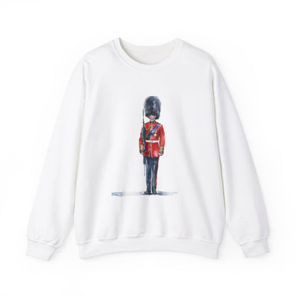 Unisex Heavy Blend™ Crewneck Sweatshirt Elegant - Soldier - Classic Military Elegance and Honorable