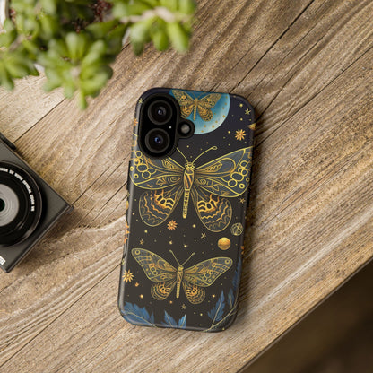 Butterfly Galaxy Phone Case | Tough Cases for Nature Lovers, Unique Phone Covers, Gift for Her, Boho Style, Floral Design