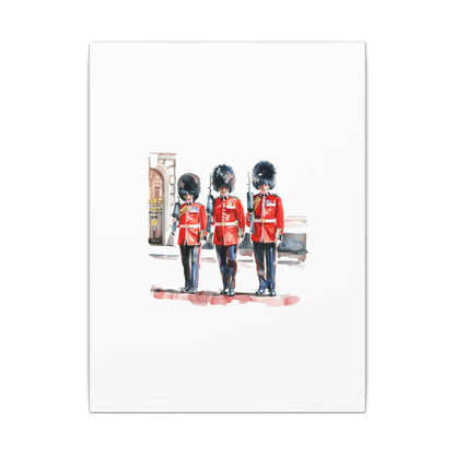 Royal Guards Canvas Print, British Wall Art, Home Decor, Unique Gift, London Culture