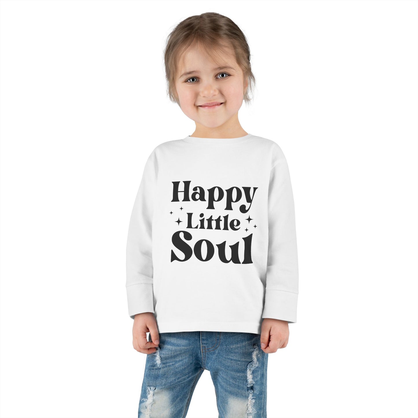 Happy Little Soul Toddler Long Sleeve Tee - Cute & Comfortable Kids Apparel