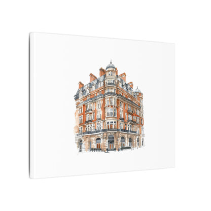 Artistic Matte Canvas Print of Historic Building, Wall Art Decor, Home Interior, Unique Gift, Fine Art, Architecture Lover, Urban Design