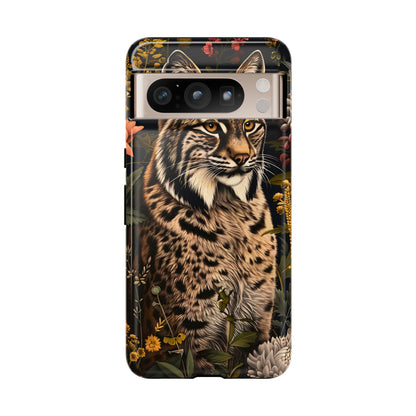 Wildlife Phone Case with Lynx Design, Tough Cases, Animal Lovers Gift, Nature Inspired Accessories, Unique Tech Protection
