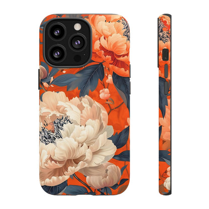 Floral Tough Case, Durable Floral Phone Case, Stylish Protection Case, Gift for Her, Spring Accessories, Mother’s Day Gift