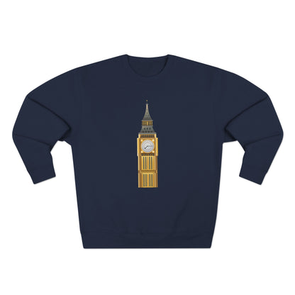 Unisex Crewneck Sweatshirt - Iconic Big Ben Clock Tower