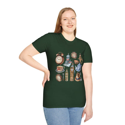 Unisex Softstyle T-Shirt - Timeless Symbols - Iconic England