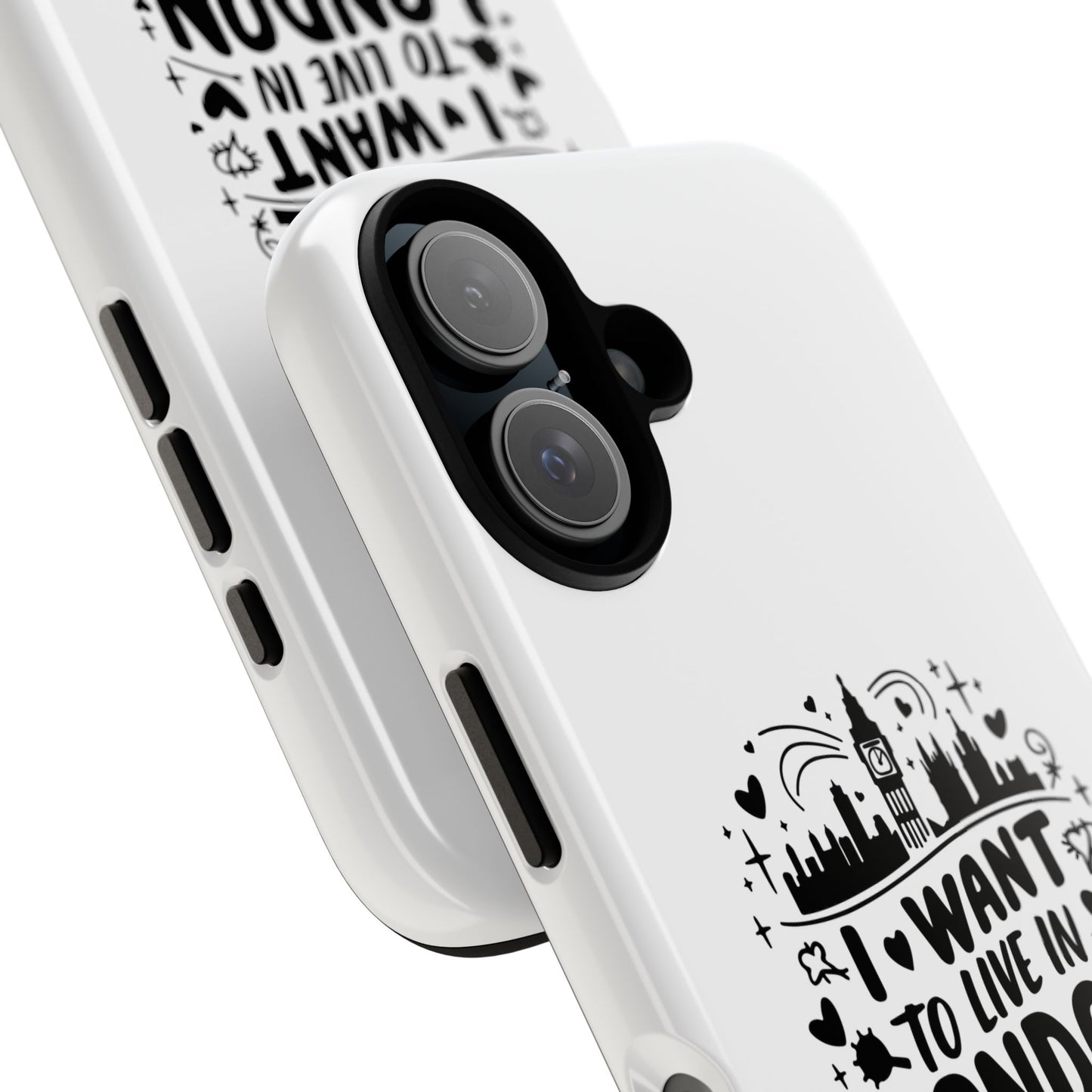 London-Themed Tough Phone Case - Chic & Stylish Protection