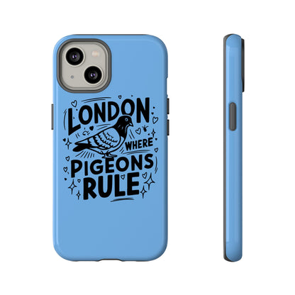 London Pigeon Phone Case, Urban Art Accessory, Tough Phone Cover, Gift for Bird Lovers, London Souvenir, Unique Cell Phone Case