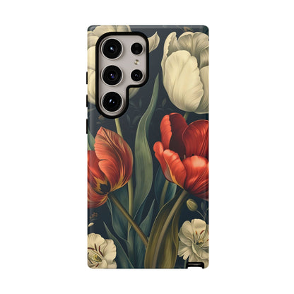 White Flower Tough Cases
