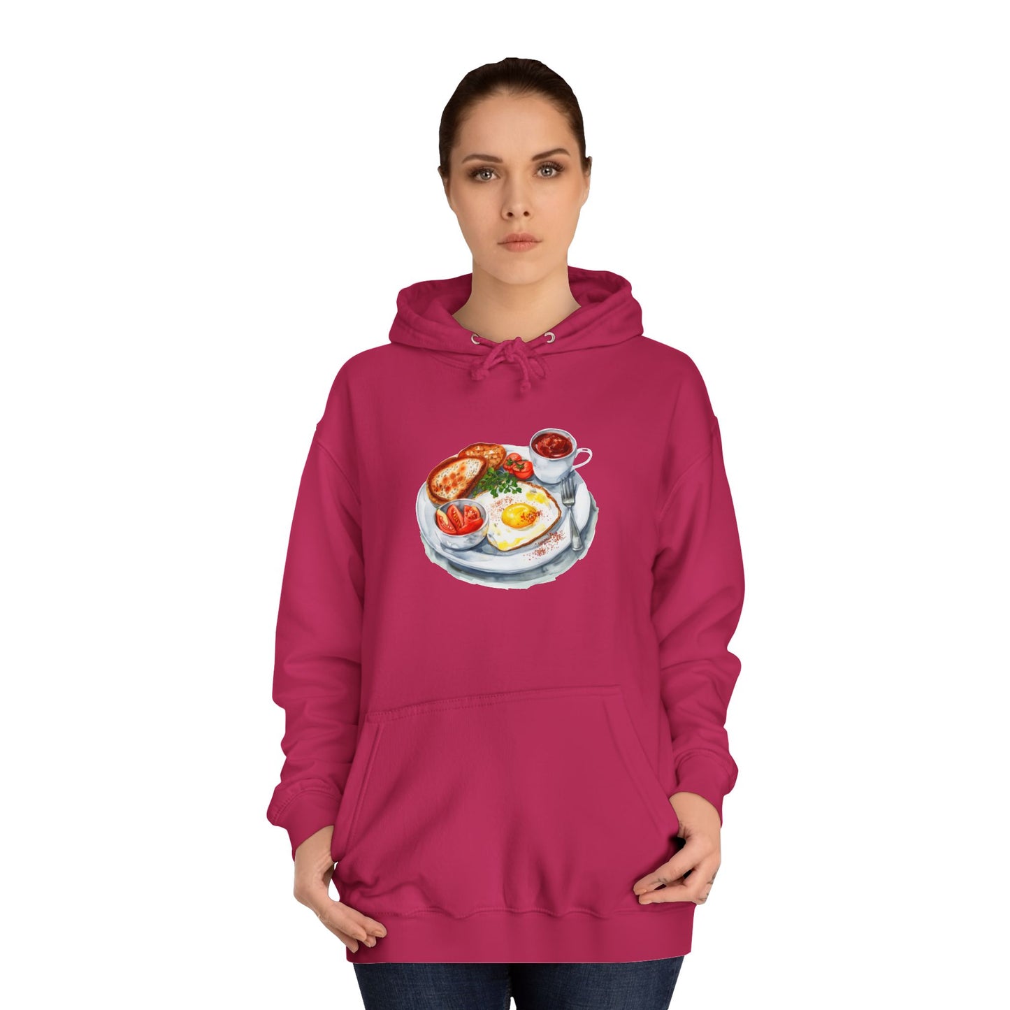 Unisex College Hoodie - Royal Treats - British Cuisine with a Regal Twist