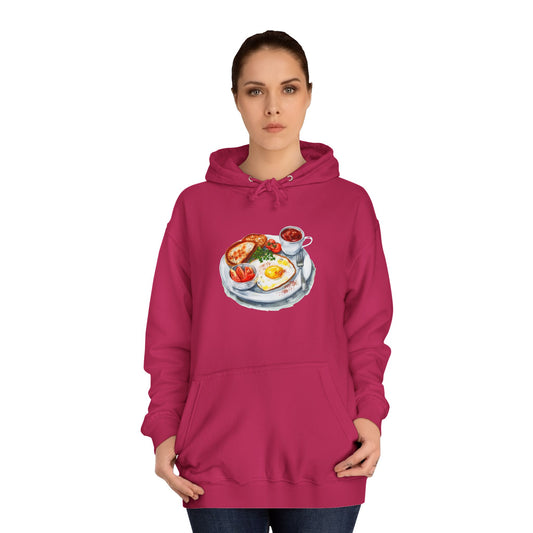 Unisex College Hoodie - Royal Treats - British Cuisine with a Regal Twist